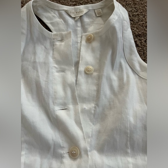 New Ted baker Jancita belted button front dress - Picture 7 of 7